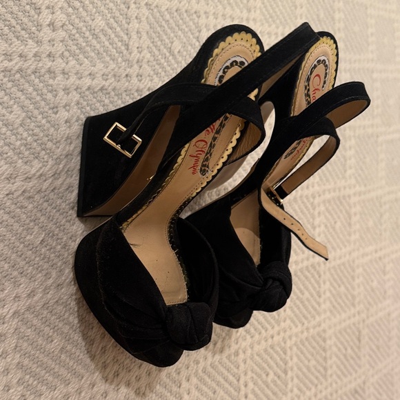 Charlotte Olympia Black Heels - Picture 1 of 4